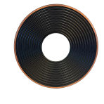 Medusa Metal Kulp 64mm Mat Siyah+Bakır Renk