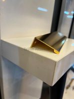 Melis Düz Metal Kulp 64-128-160-192-224-256-288-320mm Altın Renk Gold - Görsel 4