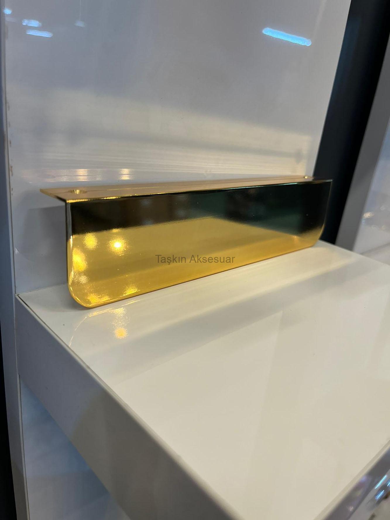 MelisRadüsAltın(1) Melis Radüslü Metal Kulp 64-128-160-192-224-256-288-320mm Altın Renk Gold - Görsel 1