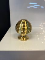 Neck Metal Düğme Kulp Çap 24-34mm Tek Delikli Q34-24mm Altın Renk Gold - Görsel 2