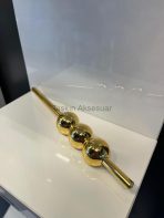 Petra Düz Metal Kulp 32-128mm Altın Renk Gold - Görsel 12