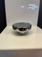 Hiro Metal Düğme Kulp Krom Renk Gümüş Tek Delikli - Görsel 3