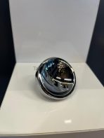 Hiro Metal Düğme Kulp Krom Renk Gümüş Tek Delikli - Görsel 2