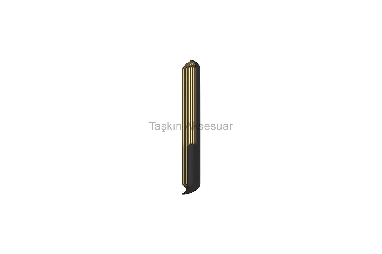 JULIET-KULP-192-320-ALTIN0SIYAH Juliet Metal Kulp 96-192mm Altın Mat Siyah Renk Gold - Görsel 1