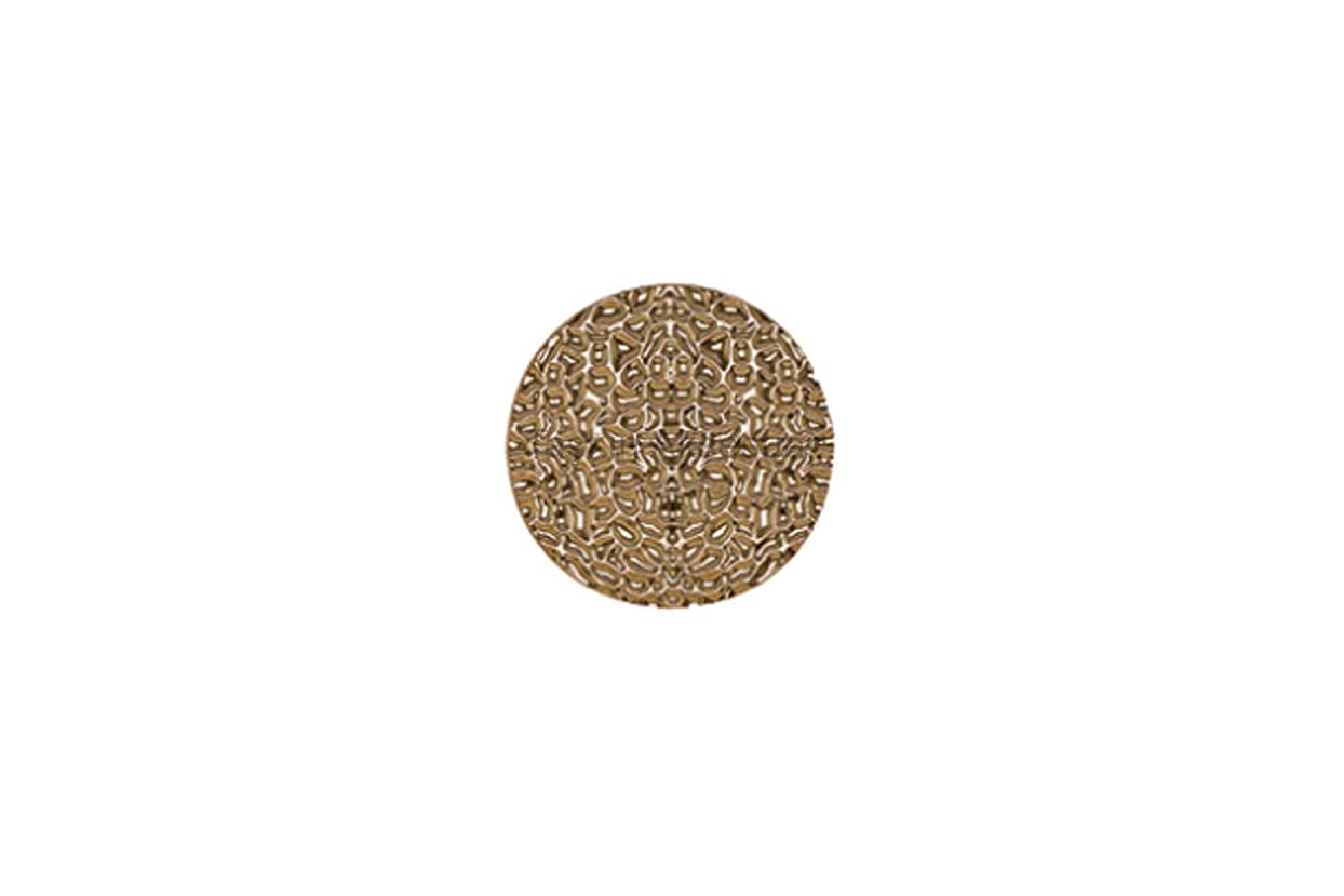 KRATER-KULP-32MM-ALTIN Krater Metal Kulp 32mm Altın Renk Gold - Görsel 1