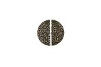 Krater Metal Kulp 64mm Mat Siyah Altın Renk Gold