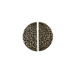 Krater Metal Kulp 64mm Mat Siyah Altın Renk Gold