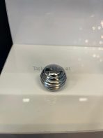 Petek Küre Metal Düğme Kulp Tek Delikli Krom Altın Renk Gold Gümüş Çizgili - Görsel 7