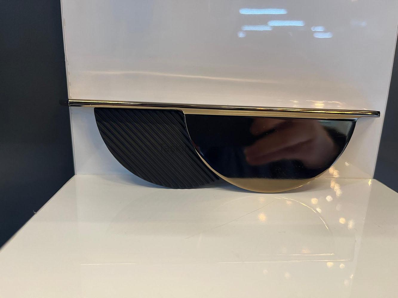 Prag-BronzSiyah(6) Prag Metal Kulp 64mm Bronz Mat Siyah Renk - Görsel 1