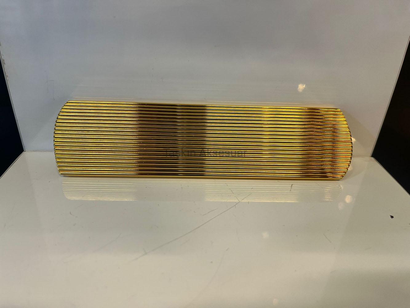 PumaÇizgili32mmAltın(11) Puma Çizgili Metal Kulp 32-96-192mm Altın Renk Gold - Görsel 1