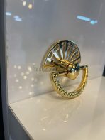 Rozella Düğme Metal Sarkaç Kulp Altın Renk Gold Tek Delikli Sallantılı - Görsel 5