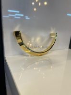 Serenity Metal Kulp 96mm Altın Renk Gold - Görsel 2
