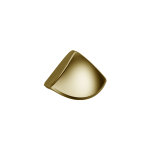 Shell Metal Kulp Düz 64mm Altın Renk Gold