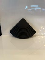 Shell Metal Kulp Çizgili 64mm Mat Siyah Renk - Görsel 2