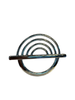 Tam Lila Metal Kulp 96mm Krom Renk Gümüş