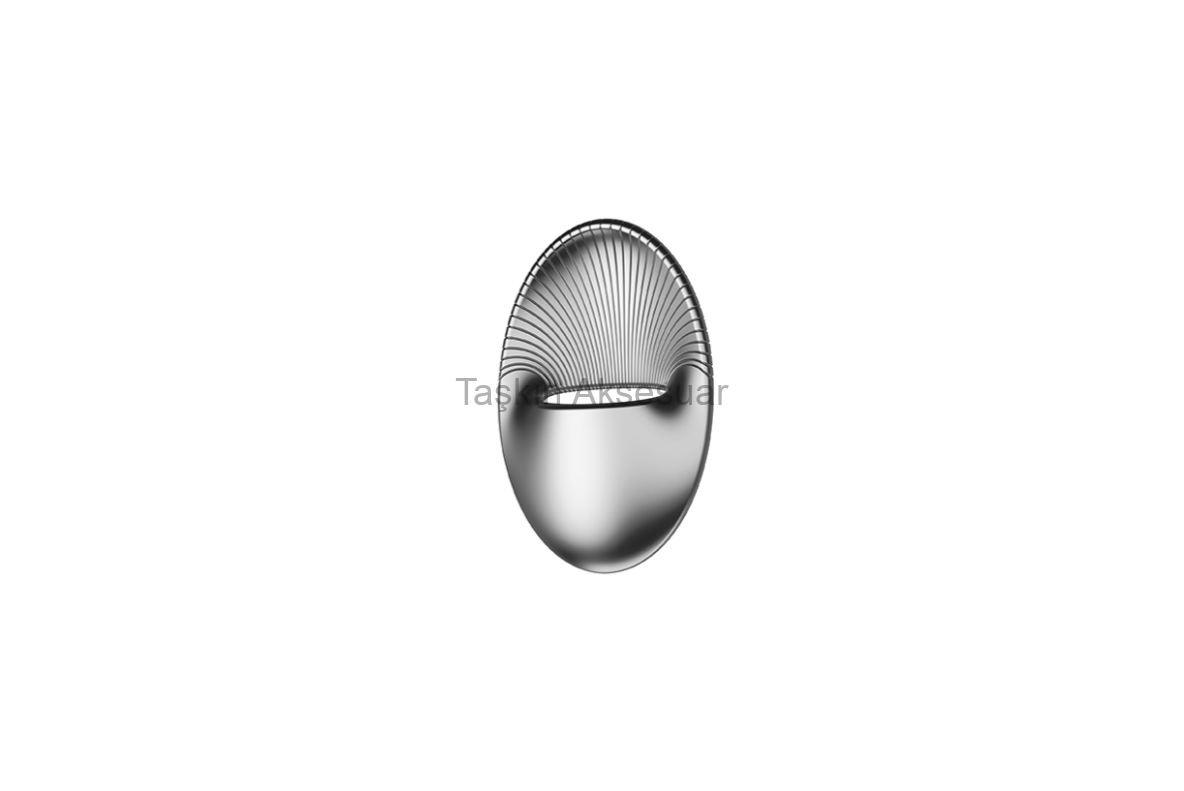 TORo(3) Toro Metal Kulp 32mm Krom Renk Gümüş - Görsel 1