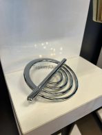 Tam Lila Metal Kulp 96mm Krom Renk Gümüş - Görsel 5