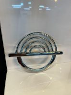 Tam Lila Metal Kulp 96mm Krom Renk Gümüş - Görsel 3