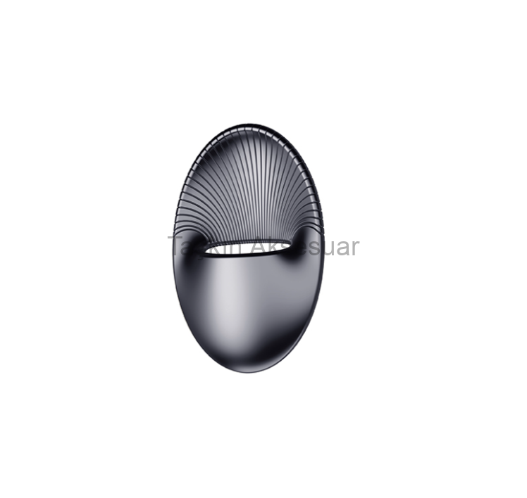 ToroFüme Toro Metal Kulp 32mm Füme Renk - Görsel 1