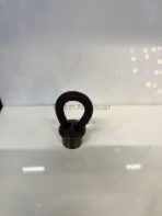 Venüs Metal Düğme Kulp Deri İp Tek Delikli Kahverengi Renk - Görsel 3