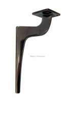 Zarif Metal Ayak 14-17-20-25cm Füme Renk - Görsel 2