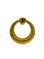 Papatya Sarkaç Metal Düğme Kulp Altın Renk Gold Tek Delikli Sallantılı