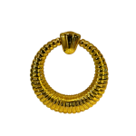 Papatya Sarkaç Metal Düğme Kulp Altın Renk Gold Tek Delikli Sallantılı