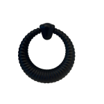 Papatya Sarkaç Metal Düğme Kulp Mat Siyah Renk Tek Delikli Sallantılı