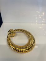 Papatya Sarkaç Metal Düğme Kulp Altın Renk Gold Tek Delikli Sallantılı - Görsel 2