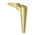Toryum Sert Plastik Ayak 15-18-23cm Altın Renk Gold