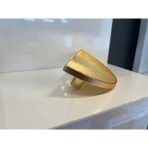 Çizgili Panama Metal Kulp 64mm Mat Altın Renk Gold - Görsel 5