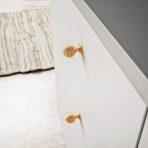 Neck Metal Düğme Kulp Çap 24-34mm Tek Delikli Q34-24mm Altın Renk Gold - Görsel 3