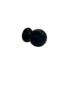 Neck Metal Mobilya Düğme Kulp Çap 24mm Tek Delikli Q24 Mat Siyah Renk - Görsel 5