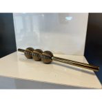 Petra Çizgili Metal Mobilya Kulp 32-128mm Bronz Renk - Görsel 2