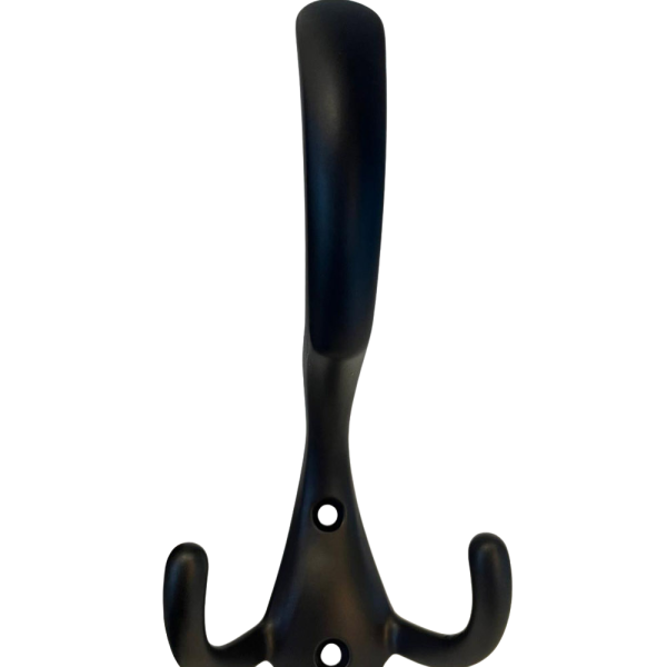 Deniz Metal Vestiyer Askılık Büyük Mat Siyah Renk Dolap Tipi Portmanto