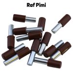 Metal Başlı Raf Pimi Plastik Uçlu Kahverengi 5mm (1000 Adet) Mobilya Dolap Vitrin Tutucu